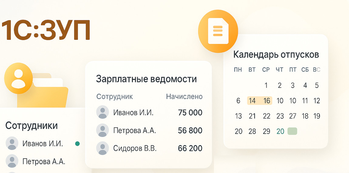 1С Зарплата и управление персоналом